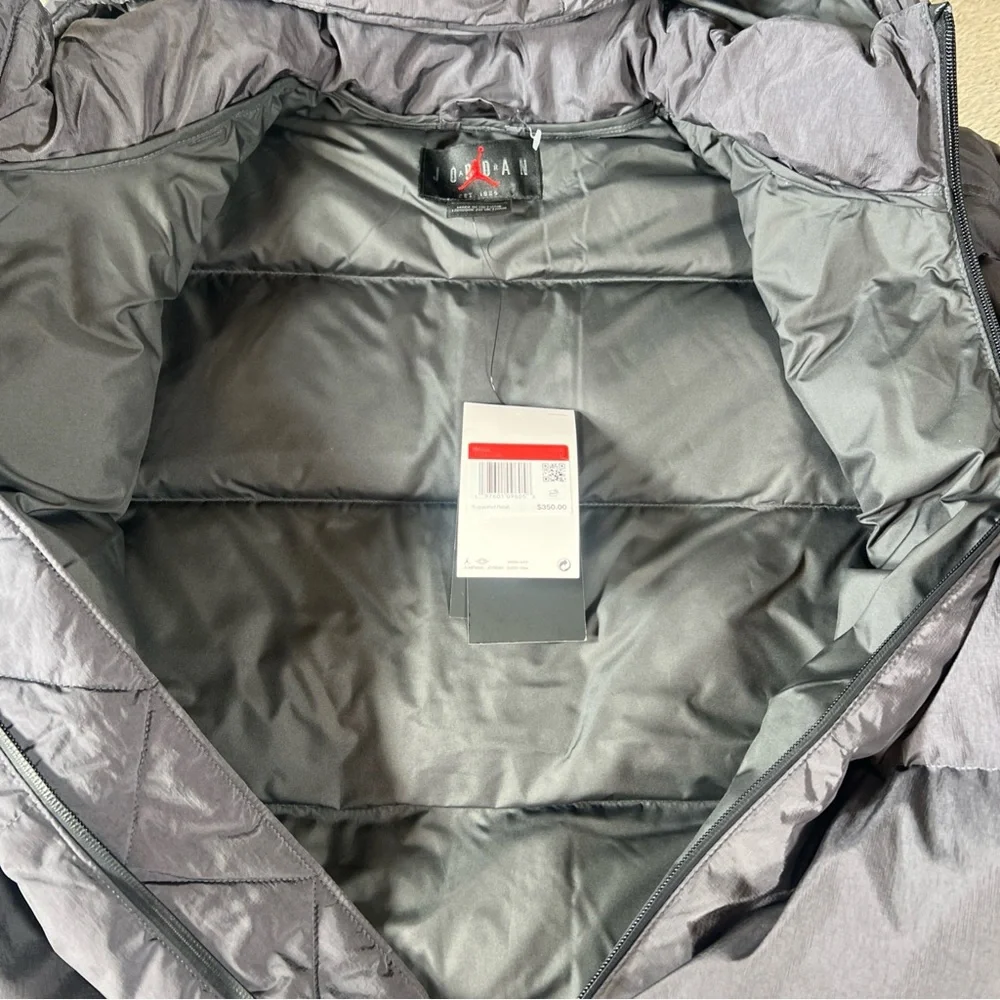 Nike‎ Air Jordan Down Jacket Therma Fit Anthracite FV7219-060 Men’s Size Large